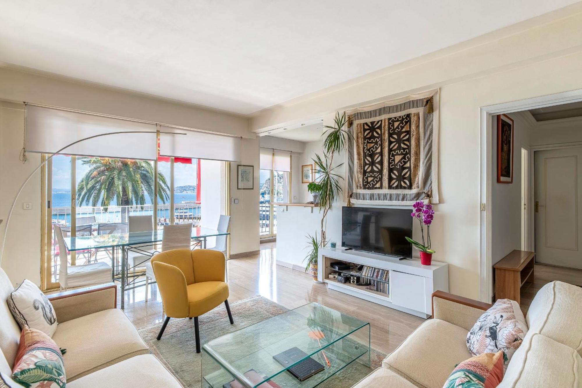 Port, Nice, Appartement, Vue