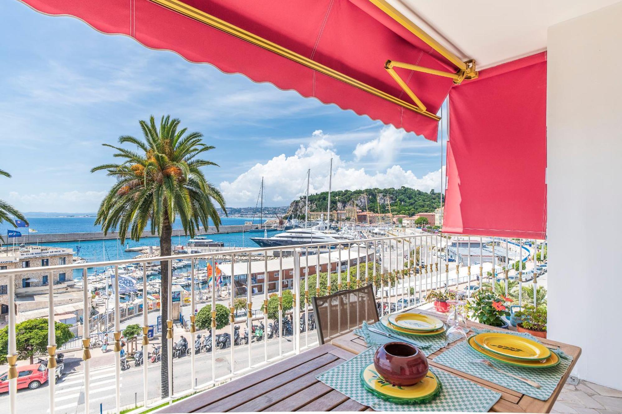 Port, Nice, Appartement, Vue Nizza